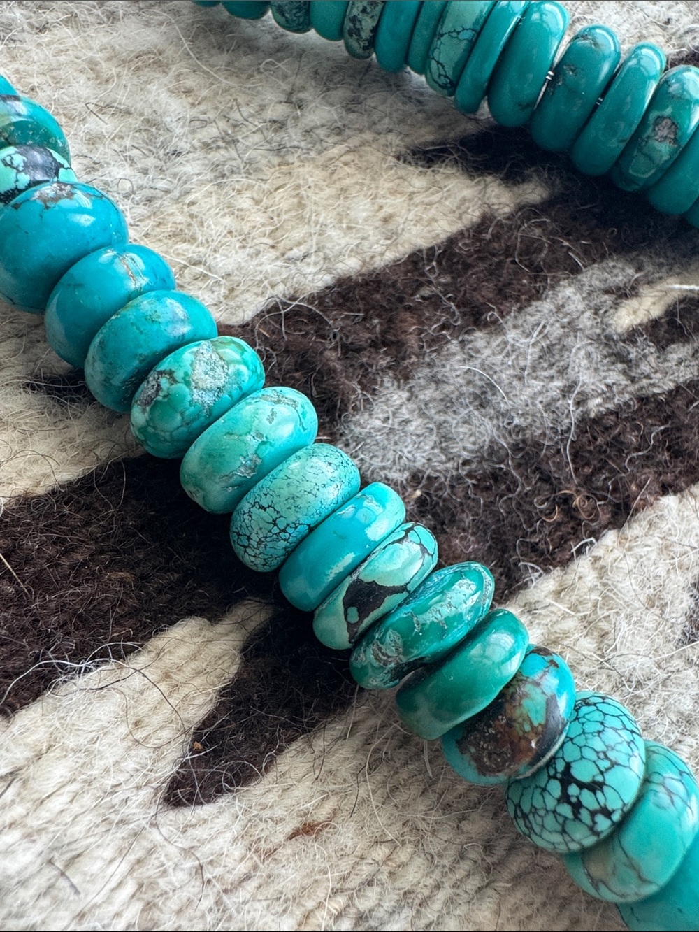 Turquoise Bead Necklace - Teal Green Women's Jewelry - Picture 5 of 7